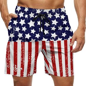 Aeoiba Mens Swim Trunks Quick Dry Board Shorts with Mesh Lining Beach Swimwear Bathing Suits