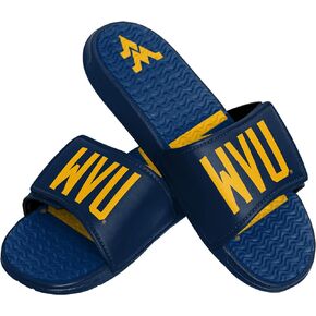 FOCO NCAA Mens Colorblock Big Logo Gel Slide - L