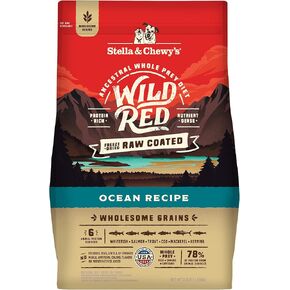 Stella & Chewy's Wild Red Dry Dog Food الخام المغلفة بنسبة عالية من البروتين والحبوب الصحية وصفة المرج، 3.5 رطل. حقيبة in Kuwait