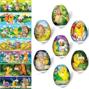 Ukrainian Heat Shrink Sleeve Decoration for 7 Easter Eggs Wraps Pysanka Set (Flowers 2)