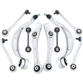 TALAMOYI Front Lower Upper Control Arm Compatible With 2011 Audi A4/Quattro A5/Quattro Q5 S4