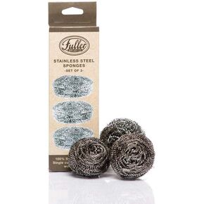 Fuller Brush Heavy Duty Stainless Steel Kitchen Cleaner Scrubbing Scour Sponges - 9 Pack