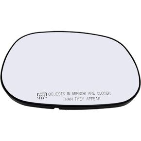 Passenger Side Mirror Glass Assembly With Plastic Backing Plate Heated Compatible with 1997-2004 Dodge Dakota, 1998-2003 Ram 1500 2500 3500, 1998-2004 Durango