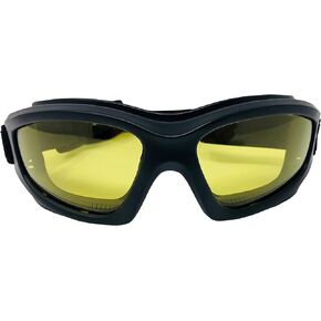 Get Lost Helmets Motorcycle Goggles For Men: Heavy-Duty Motorcycle Riding Goggles w/Hard Case, Cleaning Cloth, & Pouch