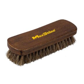 Maxshine Natural Fine Horse Hair Brush – Sturdy and Soft Cleaning Brush for Car Detailing, Carpet, Upholstery