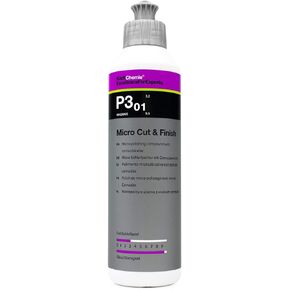 KOCHCHEMIE Micro Cut & Finish Polishing Compound with Carnauba Wax - Permanent Removal of Holograms, Fine Scratches & Sanding Marks; Long Term Sealing; Non-Fugitive Silicones (250 milliliters)