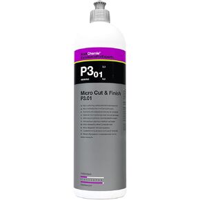 KOCHCHEMIE Micro Cut & Finish Polishing Compound with Carnauba Wax - Permanent Removal of Holograms, Fine Scratches & Sanding Marks; Long Term Sealing; Non-Fugitive Silicones (250 milliliters)