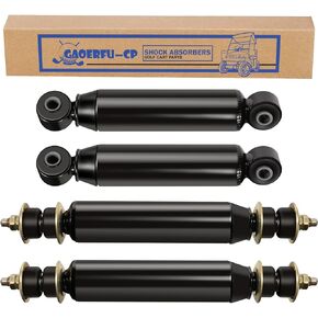 Gaoerfu-CP Club Car DS Shocks Front and Rear Shock Absorbers for Club Car DS G&E 1988-up,Precedent G&E 2004-up,for 88-08 Electric and 97-08 Gas Model, OEM # 1014235, 1014236 （4pcs）
