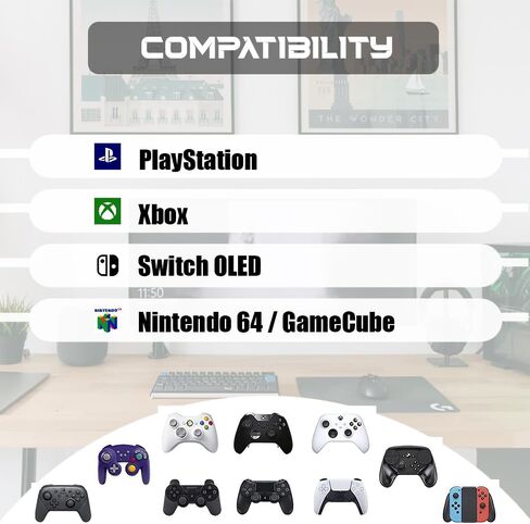 حامل وحدة التحكم CROSSSELL 3 في 1، حامل وحدة التحكم وسماعة الرأس، حامل وحدة التحكم PS5، حامل وحدة التحكم Xbox، إعداد الألعاب، حامل سماعة الرأس ووحدة التحكم العالمية، ملحقات الألعاب in Saudi Arabia