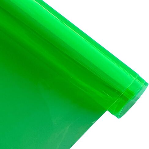 ONEART | 12 Gauge Clear Tinted Plastic Vinyl, 16"x48" See Through Vinyl Fabric-Red in Saudi Arabia