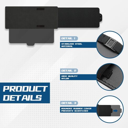 Kutyun Sun Visor Extender for Car, Polarized Car Visor Extender with Polycarbonate Lens and Side Sunshade, Car Visor Protect from Glare, UV Rays, Snow Blindness for Safe Driving, Universal Fit Cars in Kuwait