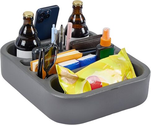 حامل أكواب القارب من كيميموتو، حاملات أكواب بحرية للقوارب، منظم علبة القارب، منظم تخزين القارب، صينية طاولة الوجبات الخفيفة للأريكة على اللوحة أو مقعد السيارة in Kuwait