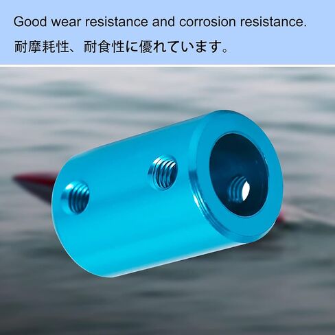 Aopin 8mm to 10mm Rigid Couplings Set Screw Shaft Stepper Motor, Length 25mm / 1" Motor Coupler Connector Rigid with Screw for 3D Printer, RC Robot, Car Model Shaft, CNC Machine, DIY Encoder 2 Pcs in Saudi Arabia