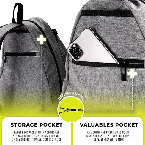 Franklin Sports Padel Bag - Men's + Women's Paddle Tennis Padel Sling Bag Backpack - Adjustable Size Equipment Bag for Padel + Paddle Tennis - Gray in Saudi Arabia
