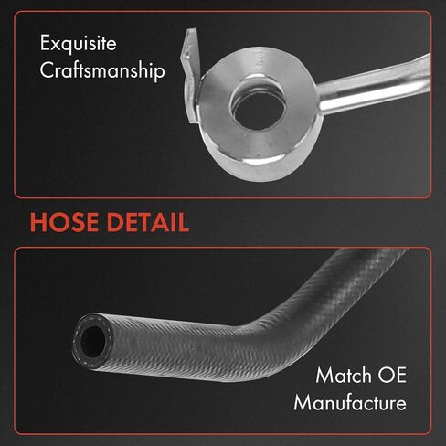 A-Premium Power Steering Hose Pressure & Return Hose Line Assembly Compatible with Toyota Tundra 2005-2006 4.0L Rack to Cooler, Replace# 444100C060 in Saudi Arabia
