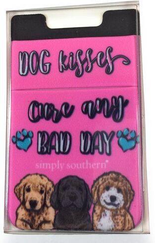 ببساطة Southern Dog Kisses Cure My Bad Day Stick على محفظة الهاتف in Saudi Arabia