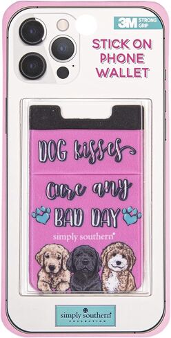 ببساطة Southern Dog Kisses Cure My Bad Day Stick على محفظة الهاتف in Saudi Arabia