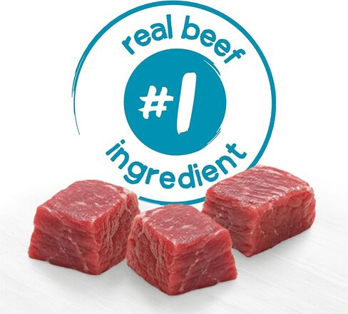 طعام الكلاب الرطب إنكريدي بايتس المفيد للكلاب الصغيرة بنكهة شريحة لحم بورتيرهاوس في المرق اللذيذ - (عبوة من 12) 3.5 أونصة. علب in Kuwait