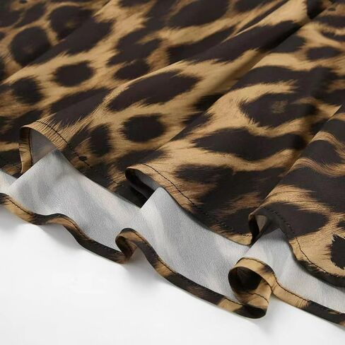 OCUH Leopard Skirt Leopard Print Skirt Y2K Leopard Printed Skirt Maxi Skirt Vintage Skirt in Saudi Arabia