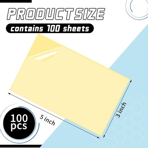 Saypacck 100 Sheets Clear Decal Overlay for Protecting Vehicle Annual Inspection Labels 3" x 5" Transparent Permanent Self Adhesive Overlay Sheets Clear Plastic Adhesive Sheets in Saudi Arabia
