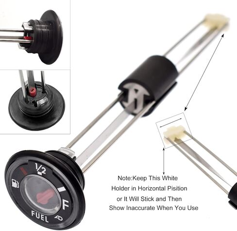 مقياس الوقود Riyitauto ATV متوافق مع Grizzly 600، Big Bear، Kodiak 400 غطاء وقود خزان الغاز 170 مم استبدال # 4SH-24260-11-00، 4SH-24261-00-00 in Kuwait