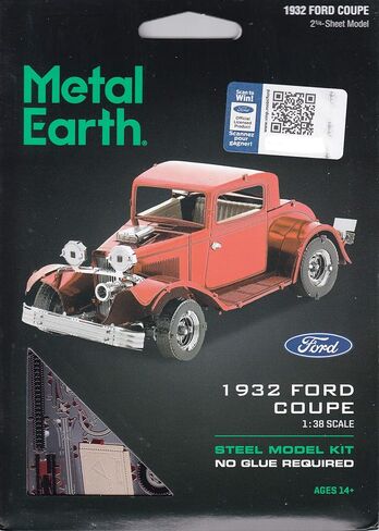Fascinations Metal Earth 1932 Ford Coupe 3D Metal Model Kit in Saudi Arabia