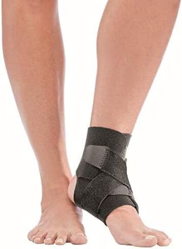 Mueller Sports Medicine Adjustable Ankle Support, For Men and Women, Black, One Size Fits Most in Saudi Arabia