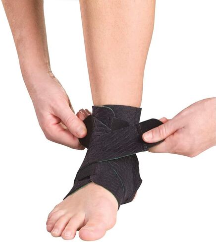Mueller Sports Medicine Adjustable Ankle Support, For Men and Women, Black, One Size Fits Most in Saudi Arabia