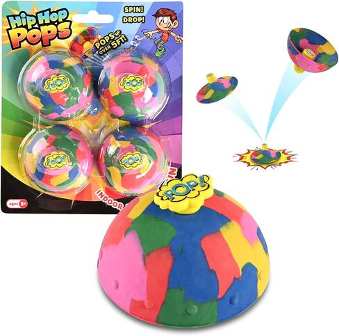 4in1 Bounce Bowls Camouflage Fidget Toy for Kids & Adults Spinning Stress Relief, Pop Up Toy Outdoor Game Sports Fingertip Toy for School, Party & Intelligence Development - Perfect Anxiety Toy in Kuwait