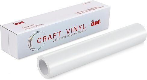 ANT Orange, 24" x 30’, Permanent Vinyl Roll, Adhesive Vinyl Roll, for DIY Project, Decal, Sticker, Compatible with Cricut, Cameo, Silhouette, Weather-Resistant in Saudi Arabia