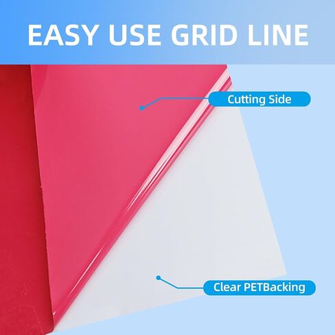 guangyintong Permanent Vinyl - 12" x 20 FT Adhesive Vinyl Roll forAll Cutting Machine, Permanent Vinyl for Create Signs, Labels, & Personalize DIY Project (Pink) in Saudi Arabia