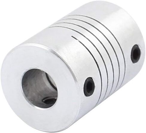 Xnrtop 7mm to 8mm Shaft Coupling 25mm Length 18mm Diameter Stepper Motor Coupler Aluminum Alloy Joint Connector for 3D Printer CNC Machine DIY Encoder(Pack of 2） in Saudi Arabia