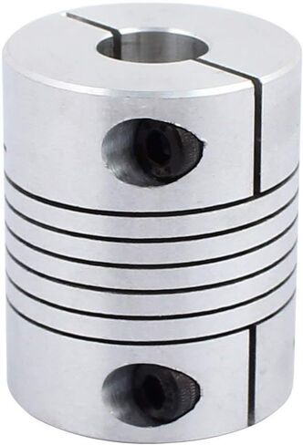 Xnrtop 14mm to 12mm Shaft Coupling 40mm Length 32mm Diameter Stepper Motor Coupler Aluminum Alloy Joint Connector for 3D Printer CNC Machine DIY Encoder(Pack of 2） in Kuwait