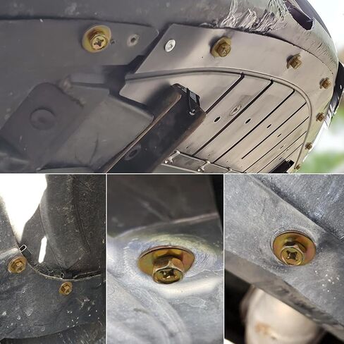 URMECCH 100 قطعة M6 محرك سبلاش الحرس الجسم البراغي U-المكسرات 10 مم ممتص الصدمات الحاجز برشام كليب 91503-SZ3-003 8 مم الجبهة الحاجز الداخلية بطانات عجلة التجنيب 91512-SX0-003 لهوندا أكورد سيفيك CRV أكورا in Kuwait