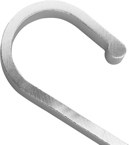 ZEONHEI 30 جهاز كمبيوتر شخصى 3.4 بوصة خطافات ألومنيوم فضية S، خطافات تعليق على شكل S شديدة التحمل، خطافات رف الوعاء S خطافات المطبخ لتعليق أدوات المطبخ والأكواب والحقائب والملابس والمناشف in Kuwait