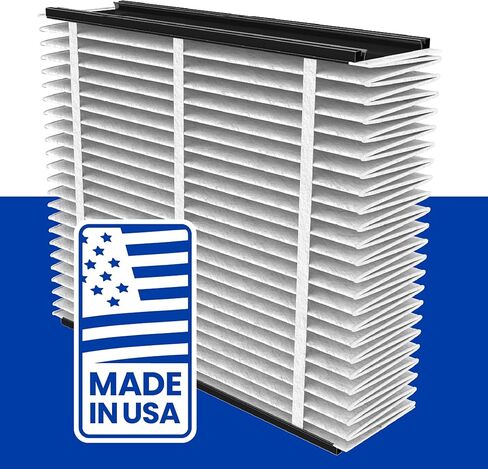 فلتر بديل AprilAire 216 لأجهزة تنقية الهواء المنزلية بالكامل من AprilAire - MERV 16، الحساسية والربو والفيروسات، فلتر هواء 20x25x4 (عبوة من قطعة واحدة) in Kuwait