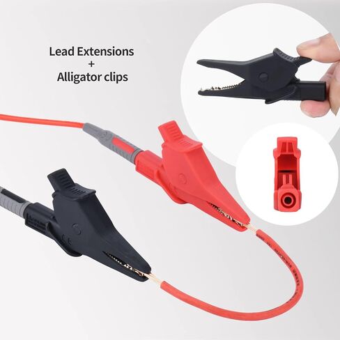 CheungLog Electrical Multimeter Test Lead Set with Test Probe Pens, Alligator Clips,Professional insulated test leads kit CAT III 1000V & CAT IV 600V 6 PCS,for Fluke/AstroAI/KAIWEETS/INNOVA Multimeter in Saudi Arabia