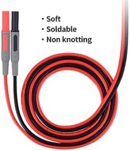 CheungLog Electrical Multimeter Test Lead Set with Test Probe Pens, Alligator Clips,Professional insulated test leads kit CAT III 1000V & CAT IV 600V 6 PCS,for Fluke/AstroAI/KAIWEETS/INNOVA Multimeter in Saudi Arabia