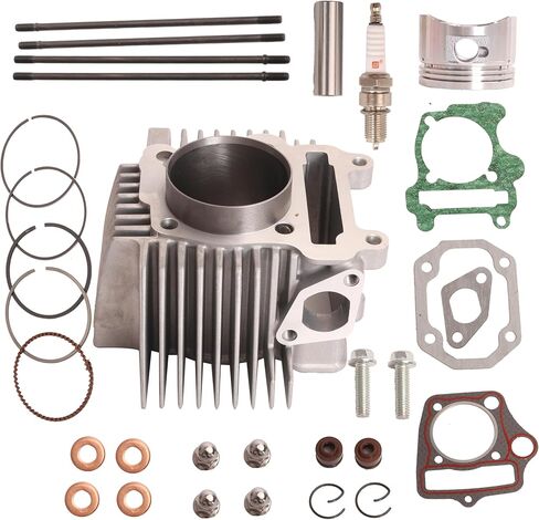 Cylinder Piston Gasket Stud Top End Kit Compatible With Polaris Outlaw 110, Compatible With Polaris Sportsman 110 2016-2024 Replace OE# 0454934 0453430 0453533 in Saudi Arabia