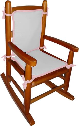 Baby Doll Bedding Solid Reversible Junior Rocking Chair Pads, Pink/Lavender in Saudi Arabia