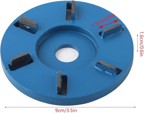 قرص نحت توربو الخشب، قرص طاحونة زاوية عجلة المنشار، قرص طحن النجارة، قرص طحن 6 أسنان، ملحقات طاحونة زاوية القرص لأعمال النجارة (شفرة مسطحة) in Kuwait