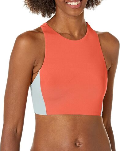 Carve Designs Women's Standard Sanitas Colorblock Top, Sunset W/Sea Glass in Saudi Arabia