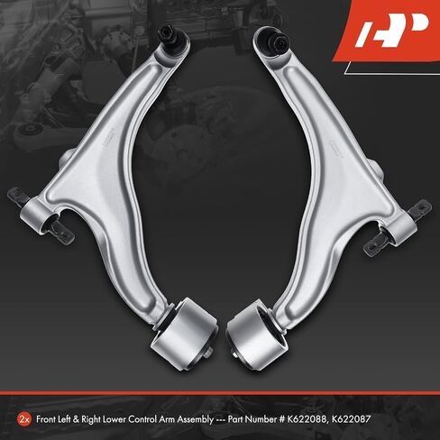 A-Premium 2 × ذراع التحكم السفلي الأمامي مع وصلة كروية وبطانة، متوافق مع كاديلاك SRX 2010-2016 in Saudi Arabia
