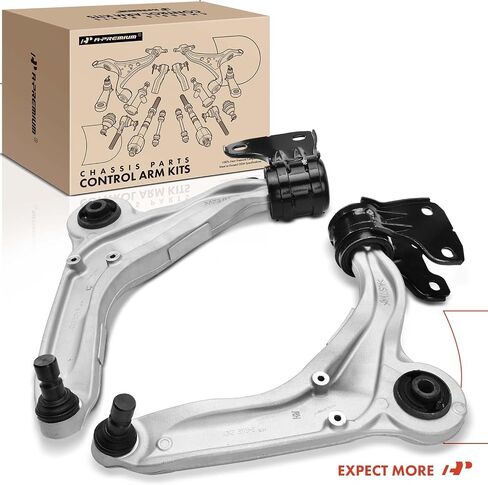 A-Premium 2 x Front Upper Control Arm, with Ball Joint & Bushing, Compatible with Lincoln Continental 2017 2018 2019 2020 in Saudi Arabia