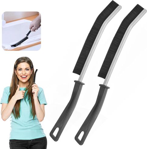 Crevice Cleaning Brush 8Pcs - Hard Bristle Crevice Brush for Cleaning in Tight Spaces - Multifunctional Cleaning Brush for Tile Grout, Window Seals & Appliances with Comfortable Hand Grip in Saudi Arabia