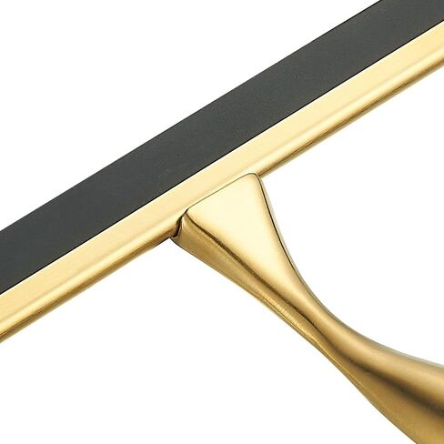 10inch Water Cleaning Squeegee for Bathroom Car or Kitchen Top Stainless with Silicon Rubber 3 Choice (Gold) in Saudi Arabia