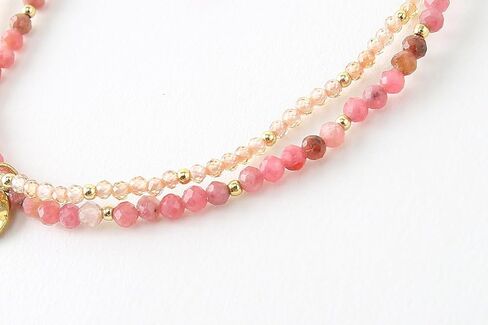 أساور سبج قابلة للتعديل من دريم روفر للنساء بتصميم حجر طبيعي مزدوج الطبقات مع أساور ساحرة من الفولاذ المقاوم للصدأ للنساء والفتيات واقية وأنيقة in Kuwait