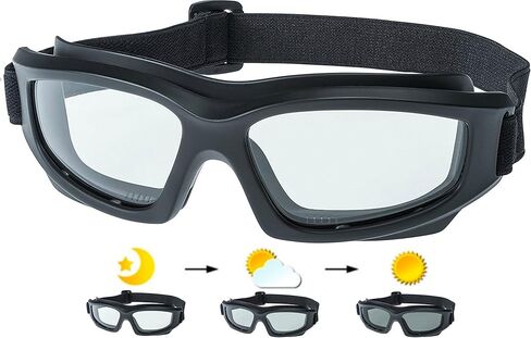 Get Lost Helmets Motorcycle Goggles For Men: Heavy-Duty Motorcycle Riding Goggles w/Hard Case, Cleaning Cloth, & Pouch in Saudi Arabia