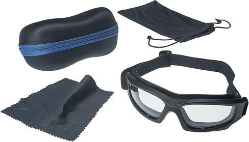 Get Lost Helmets Motorcycle Goggles For Men: Heavy-Duty Motorcycle Riding Goggles w/Hard Case, Cleaning Cloth, & Pouch in Saudi Arabia
