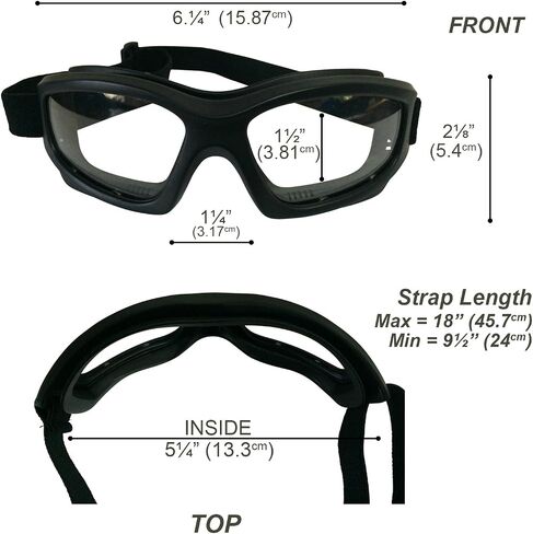 Get Lost Helmets Motorcycle Goggles For Men: Heavy-Duty Motorcycle Riding Goggles w/Hard Case, Cleaning Cloth, & Pouch in Saudi Arabia
